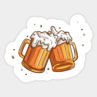 I Love Beers Sticker